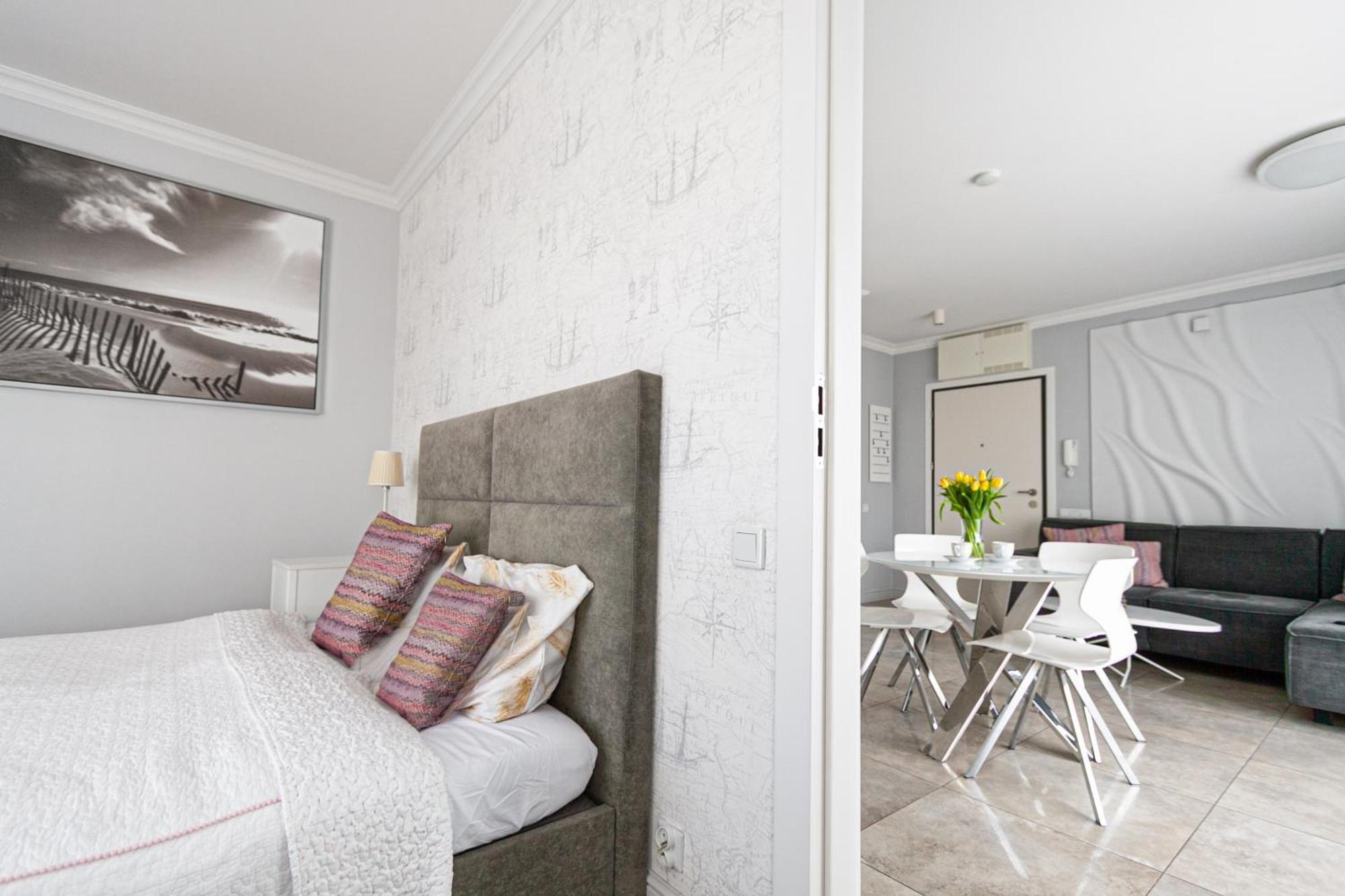 Sandy Apartment Deluxe Horyzont เมียนซิดดรอแย ภายนอก รูปภาพ