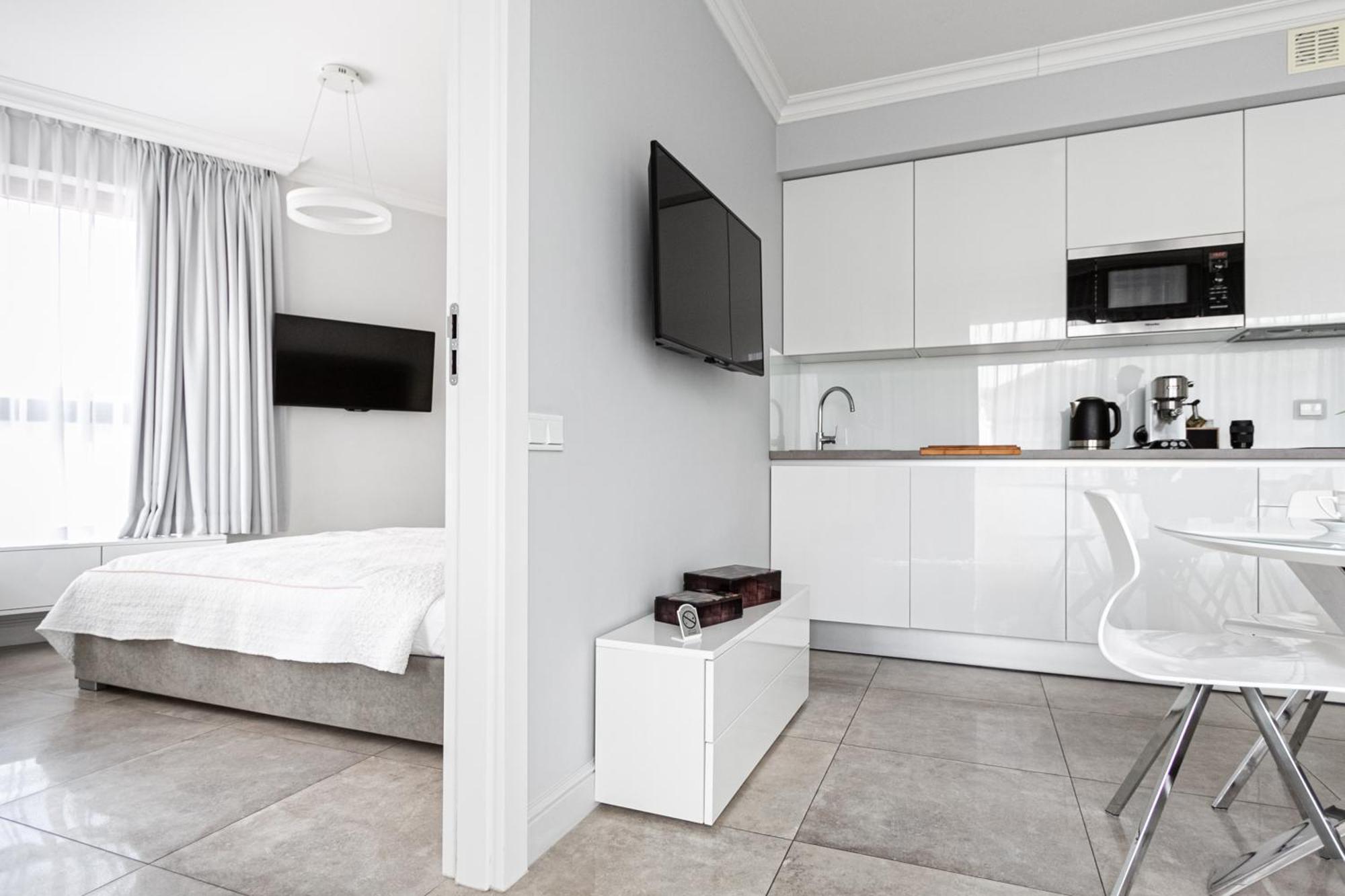 Sandy Apartment Deluxe Horyzont เมียนซิดดรอแย ภายนอก รูปภาพ